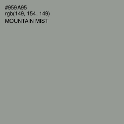 #959A95 - Mountain Mist Color Image